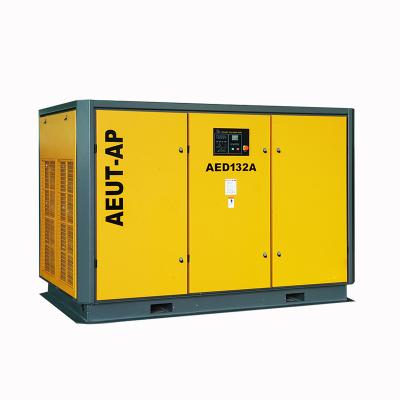 China PLD-AED132W Filter Brush Air Compressor Manufacturer Machine In China Lubricated Industrial Screw Air Compressor for sale