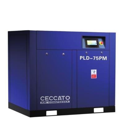 China Lubricated Intelligent Inverter IPM Inverter Permanent Magnet Screw Air-Compressors for sale