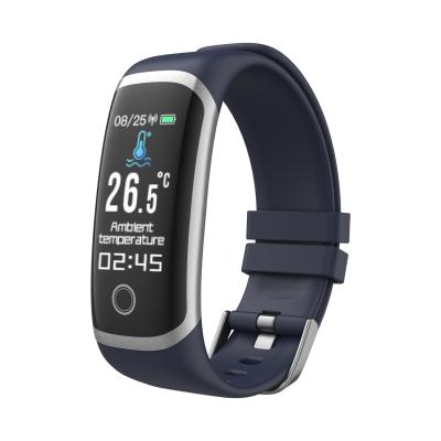 China Portable Waterproof Smart Wristband Blood Pressure Wifi Body Temperature Device Smart Watch Men for sale