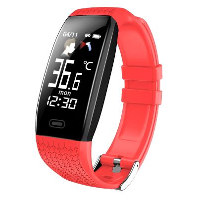 China Wifi Smart Watch Relojes Inteligentes Smart Watches Wristwatches Real Time Thermometer Smartwatch T5 for sale