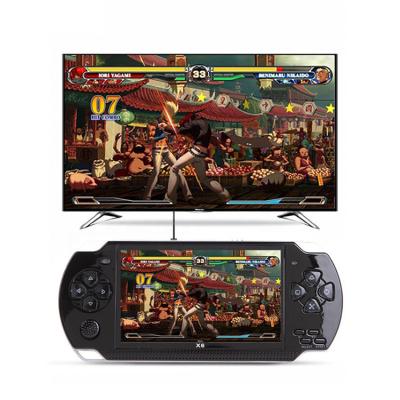 China 2021 Support TV Connection 4.3 Inch Screen 8G RAM x6 Video Games Popular Handheld Game Console With 3000 Games for sale