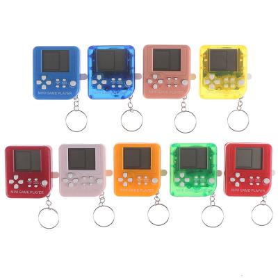 China Retro Games Mini Game Key Chain Game Console New Retro Nostalgic Portable Classic Visual Handheld Game Console for sale