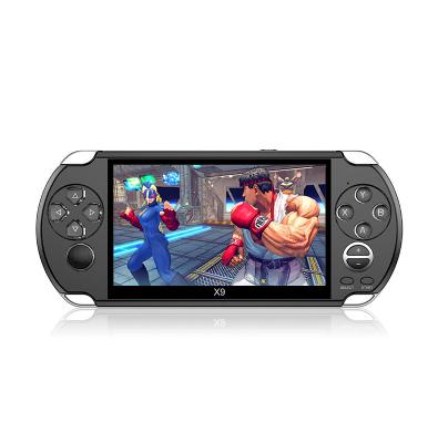 China Game X9 Games 5.1 Inch Retro 8 Gigabyte Handheld Game Player Video Game Console Player For PSP for sale