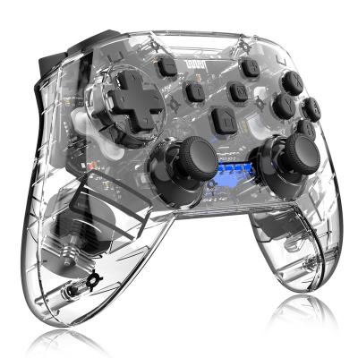 China TURBO BUTTON BT Switch Pro Controller Wireless Transparent Gamepad Joystick Remote For Nintendo Switch Pro Console Gamepad Joystick for sale