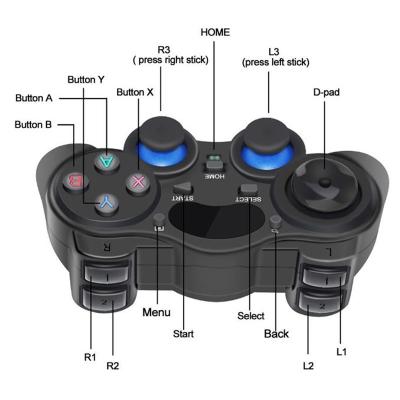 China 2.4G Wireless Game Controller Joystick Joypad With USB OTG Gamepad Android Micro Converter Adapter For Smart TV PC PS3 Phone No for sale