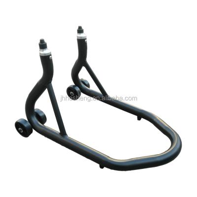 China 44cm Motorcycle Pre Stand For Motorcycle Rear Wheel Front Slides Stand Lift for sale