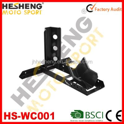 China Steel The Most Popular Motobike, Motorcycle Stand Wheel Chock With High Quality heSheng Produced Trade Assurance WC001 for sale