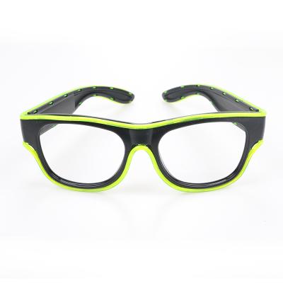 China 2020 Attractive Novelty USB EL Neon Wire Glasses For Funky Party Decoration At Night for sale