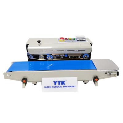 China YTK-FR770 Food Coffee Bag Tape Sealer Continuous Film Sealing Machine for sale