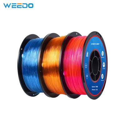 China WEEDO high precision cheap plastic tpu 3d printer printing filament soft material 1.75mm TPU for sale