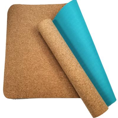 China High Quality Eco Friendly Cork Yoga Mat Cork Yoga Mat 3mm Customize Non Slip Pilates Fitness Gym Exercise Floor Foam Strip Eco Friendly 3mm Roll for sale