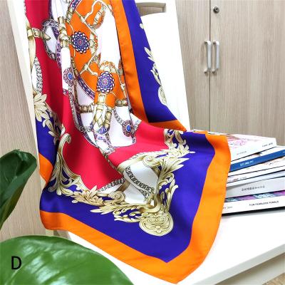 China Double Sided Printing Chinese Pure Silk Twill Digital Square Silk Scarf For Women for sale