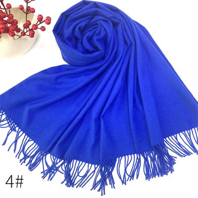 China Daily Life Artificial Cashmere Warm Women's Shawl Polyester Winter Shawl Hijab Scarves Dual Function Shawls for sale