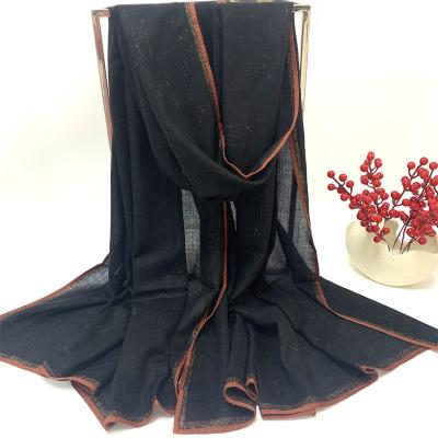 China Simply 2022 products hot fashion style color luxury simple ladies scarf woolen shawl for sale