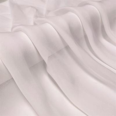 China Wholesale Natural Organic Chiffon Fabric Undyed White Silk Mulberry Silk Fabric for sale