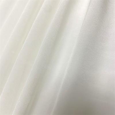 China 2022 Hot Selling Wholesale Organic Silk Cotton Blend Crepe Fabric For Dress Scarf Fabric for sale