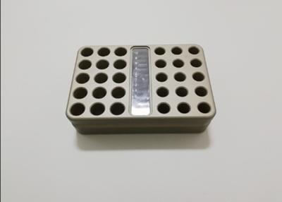 China 30 Sites Sample Metal Test Tube Display Rack 384 Plate Cooperate With Cooling Core for sale