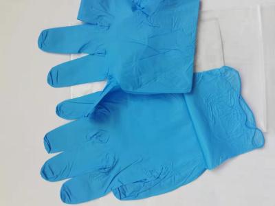 Chine La main bleue de gants jetables de nitriles protègent les gants non stérilisés de nitriles de gants de main à vendre