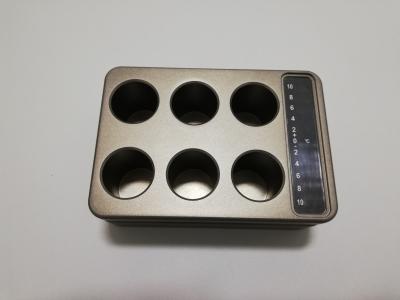 Китай 50ml Modular Block Metal Test Tube Rack Ice Free For Cooling Freezer Sample Transfer продается