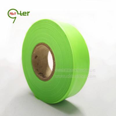 China Mining Promotion Green Diminish Tapes For Mine , Non Adhesive Marking Tape , Custom 10 CTNs Guangdong Factory for sale