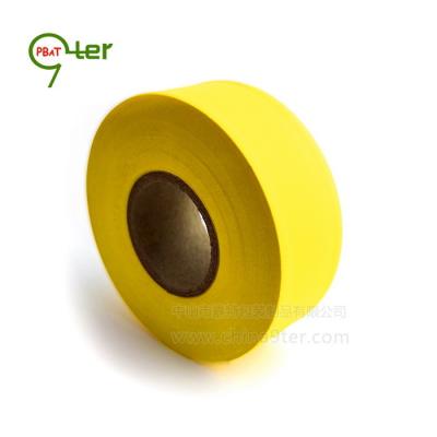 China Available Sales Waterproof Yellow Tape Marking Declining Tape Tracking Tape, 1 3/16