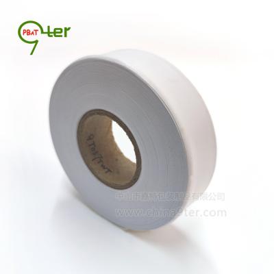 China Agriculture Available Sales White Tracking Tape U90 Tracking Tape Decreasing Tape, 25mm*75M, 120rolls/CTN, MOQ 2 CTNs, Guangdong Factory for sale