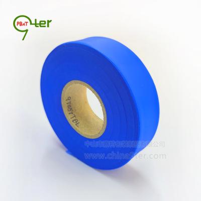 China Agriculture available sales U90 blue rolling tape marking tape rolling tape, 25mm*75M, 120rolls/CTN, MOQ 2 CTNs, Guangdong factory for sale