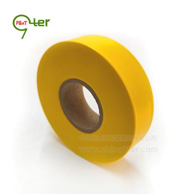 China Sales Available U85 PVC Waterproof Tape Yellow Marking Test Tape Decreasing Tape, 25mm*50M, 120rolls/CTN, MOQ 2 CTNs, Guangdong Factory for sale