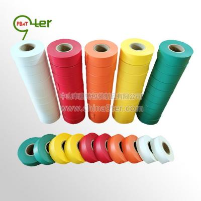 China 70u decreasing tape roll, 5 colors PVC marking tape drag tape for USA market, customized MOQ 144 rolls Guangdong factory 9T051 for sale