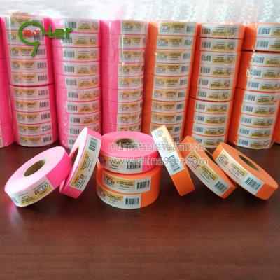 China Custom Inquiry Glo Diminishing Strip /pink orange with individual label, PVC marking diminishing strip roll, MOQ 240 rolls Guangdong factory for sale