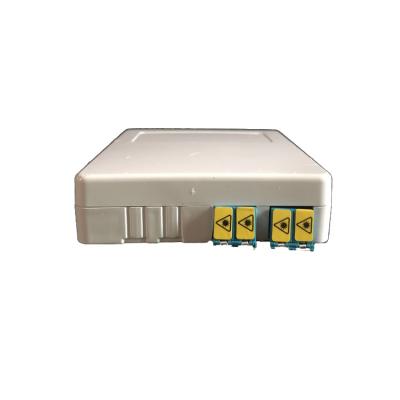 China FTTH 2 Ports Terminal Box Fiber Optic Distribution Box For FTTH for sale