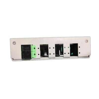 China Port FTTH FTTH 12 DIN Rail SC Fiber Optic Termination Box for sale