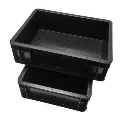 China PP Conductive Material Stackable Shipping ESD Anti Static Box For Factory Use for sale