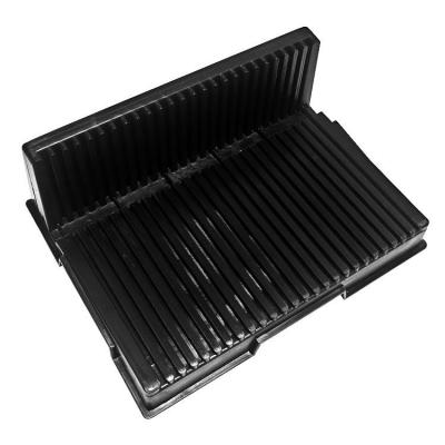 China High Conductive Black ESD Blister Tray , Cleanroom Plastic Anti Static Tray for sale