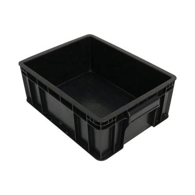 China Various Size Black Color ESD Container Durable Storage Circulation / Turnover Box for sale