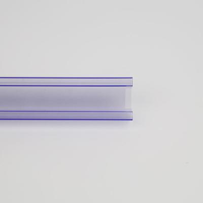 China Transparent Perforated PVC / PETG IC Plastic Packaging Tube Square Pipe for sale