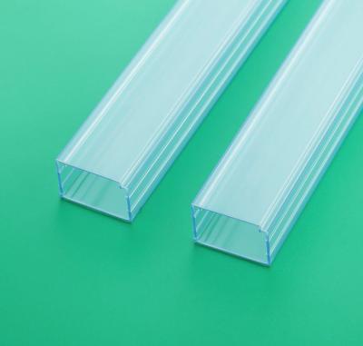 China Customized Anti-Static Ic Clear Plastic Packing Tube Square Tube Electronic Components Packing Tubes for sale