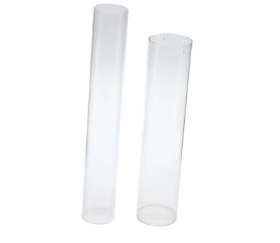 China PC ESD Tube Plastic Cylinder Packaging Tubes 12CM 1500CM Length for sale