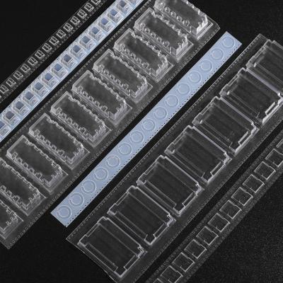 China Fita e carretel plásticos de Smt do ABS para o transformador do fusível do capacitor do resistor de IC à venda