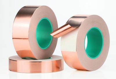 China Pressure Sensitive Anti Static Accessories Copper Conductive Tape 50m for sale