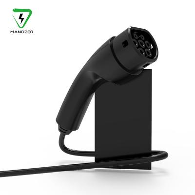 China Screen Display MANDZER Outdoor Type Se Cable Ev Fine Quality Car Charging Electric Ev Charger for sale