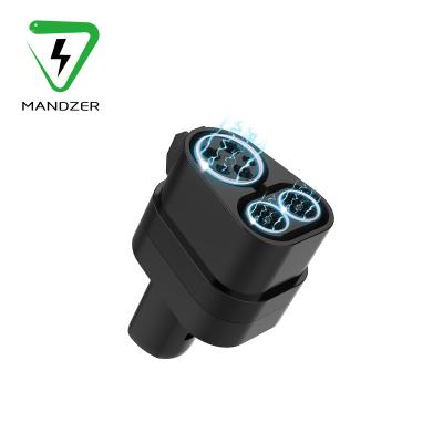 China MANDZER Combo Adapter CCS 1 for Tesla Head DC 250kw Power Converter Ccs1 for DC Fast Charging CCS1 Adapter for Tesla for sale