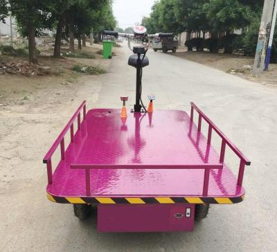 China Popular selling transprot cart efficient electric type warehouse cart electric platform truck zu verkaufen