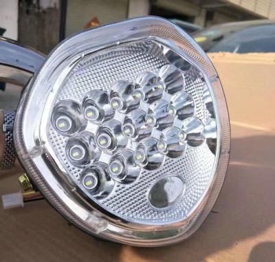 China 12v-85v Electric Tricycle 	Rickshaw Spare Parts Headlight  For Rickshaw KAISAI for sale