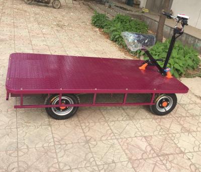 China Four Wheeler Electric Cargo Trolley Warehouse Carry Goods Elecitrc Truck OEM en venta