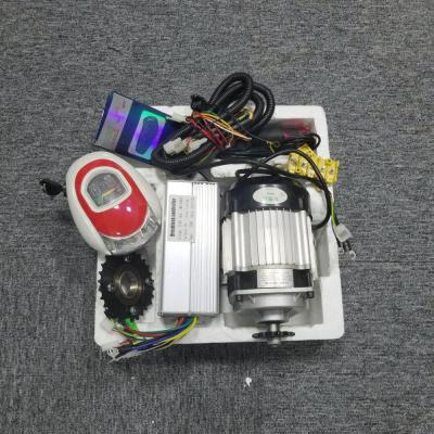 China 48V Electric Pandel Rickshaw Motor Kit Electric Tricycle Motor Set 48V 500W Brushless for sale