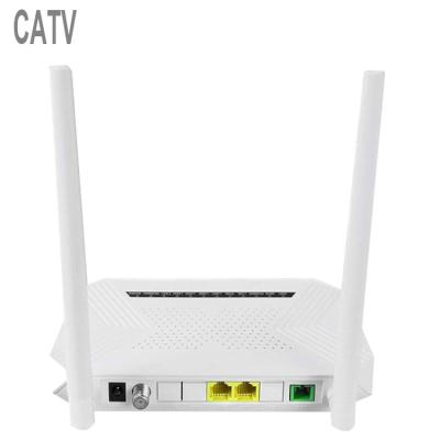 China FTTH HiFiber HFR2102XR 2.4GHz WiFi 1GE+1FE+CATV+WiFi Fiber Optic Equipment EGPON Modem ONU Dual Mode Ontario XPON Router for sale