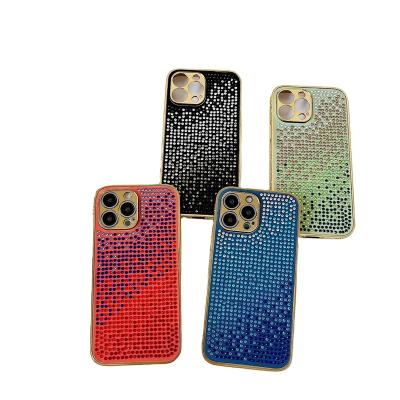 China Luxury Diamond Shockproof Hot Selling Bling Phone Case For Girls For Iphone 13pro for sale