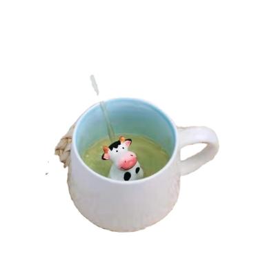 China Casual Wholesale High Quality Ceramic Porcelain Mug Novelty Ceramic Mug for sale