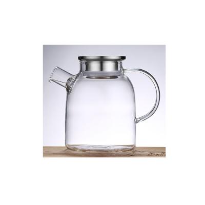 China Nordic high quality teapot glass pot with lid heat resistant glass teapot for sale